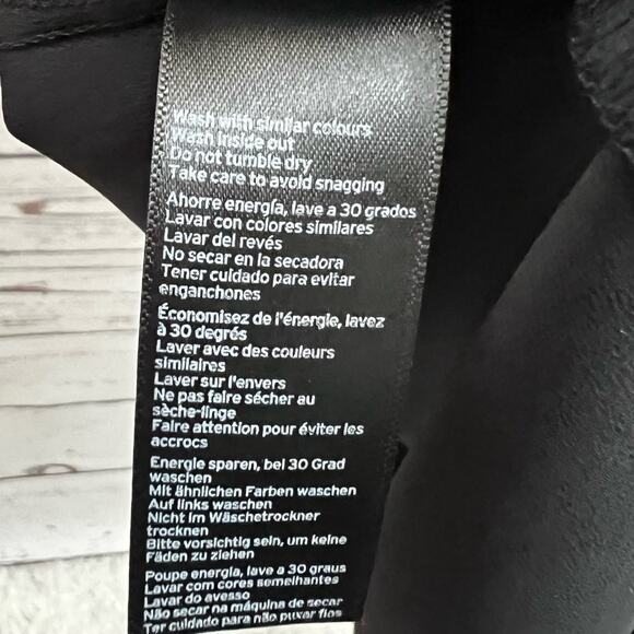 Topshop Black Dress with Tie Detail Size 6 - Picture 8 of 11